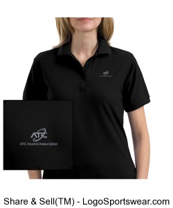 Port Authority Ladies Silk Touch Polo Design Zoom